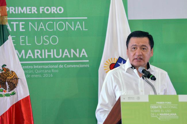 El gobierno mexicano, abierto a la discusión sobre la mariguana medicinal: Osorio