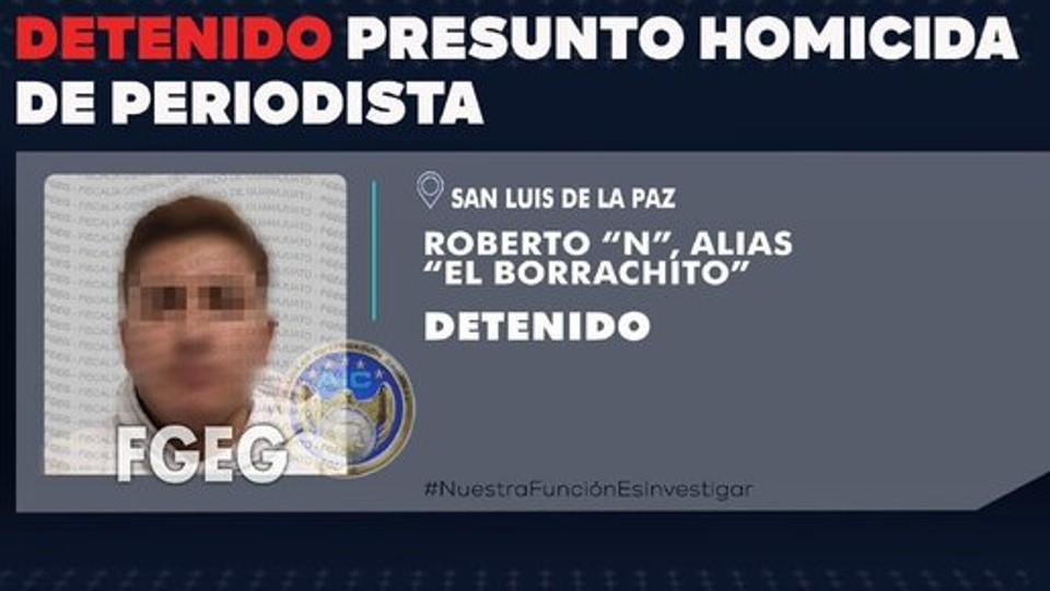 Detienen al presunto asesino del periodista Ernesto Méndez, atacado en Guanajuato