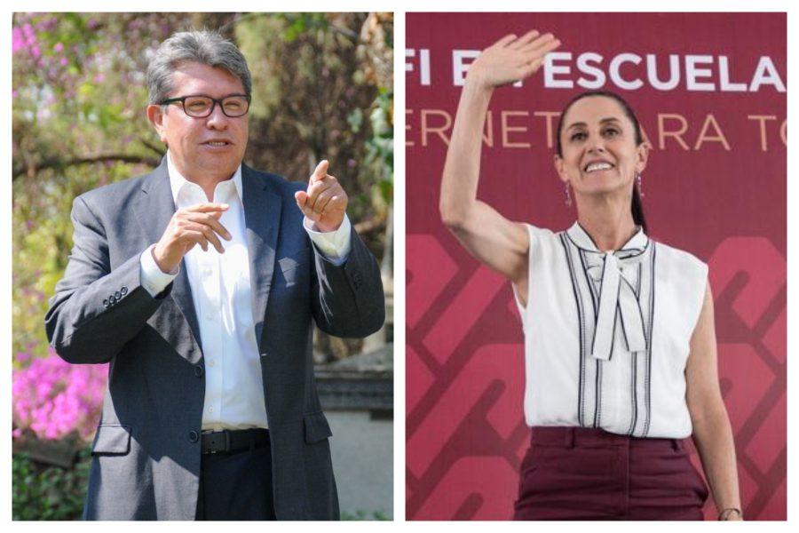 Monreal ve actos anticipados de campaña en mitin de Morena en Toluca; Sheinbaum señala: “No violamos ninguna ley”