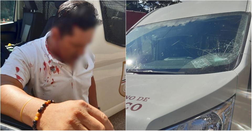Desconocidos golpean a agente del INM y liberan a migrantes detenidos en Chiapas
