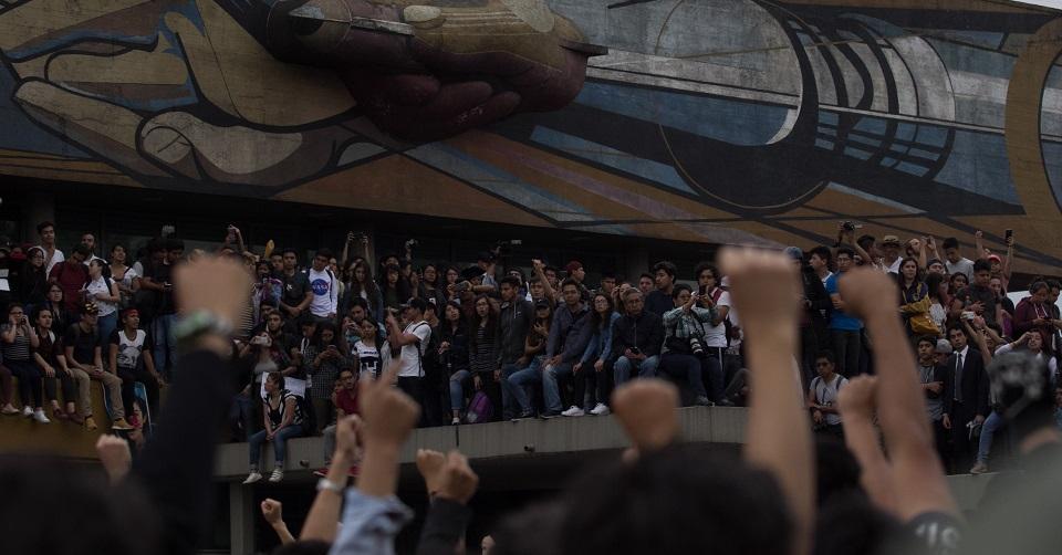 ¡Ceceacheros, sí señor! ¡De lo bueno, lo mejor!: estudiantes llenaron CU con el reclamo de justicia y paz