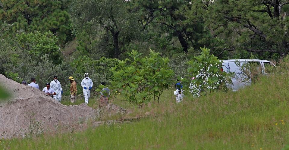 Bolsas en fosa de Zapopan, Jalisco, tenían los restos de 29 personas: Fiscalía