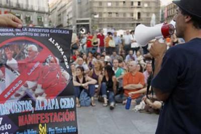 Detienen a mexicano en Madrid; quería atentar contra manifestantes antiBenedicto XVI