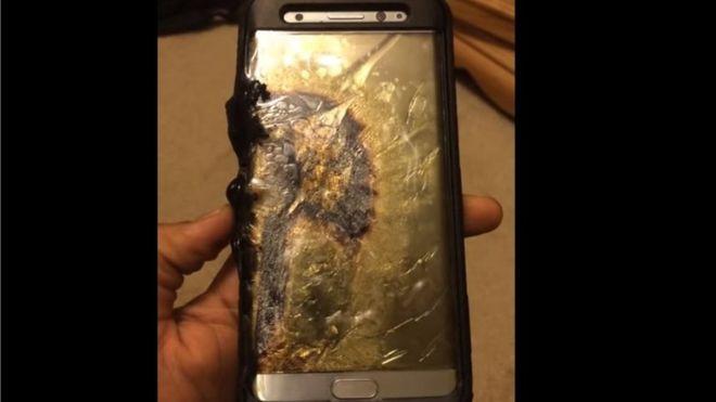 Samsung suspende las ventas de su teléfono Galaxy Note 7 por explosiones de sus baterías