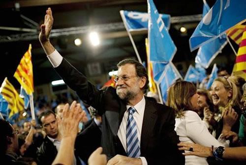 Jura Rajoy como presidente de España ante el Rey