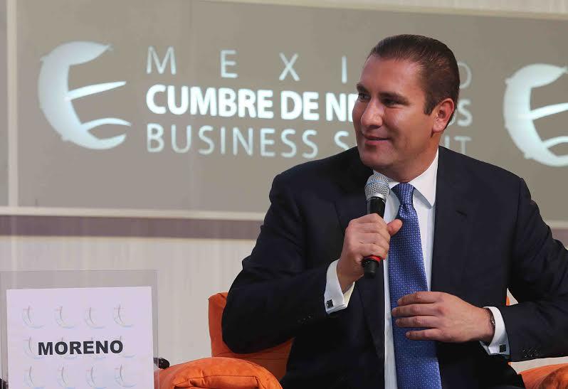 Puebla recuperó la confianza de los inversionistas: Moreno Valle