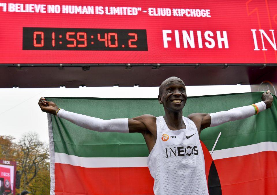 Histórico: Eliud Kipchoge, el primer atleta en terminar un maratón en menos de dos horas