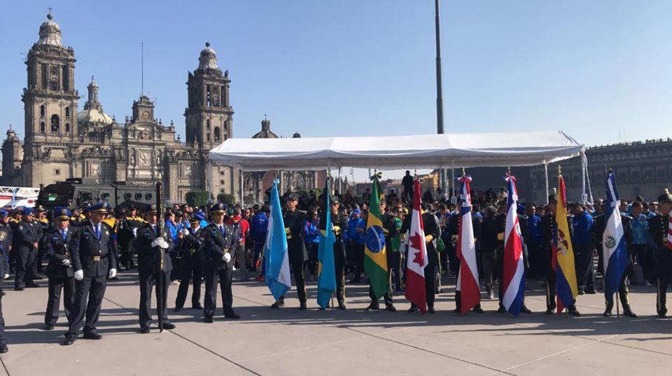 Inician los Juegos Latinoamericanos de policías y bomberos en la Ciudad de México