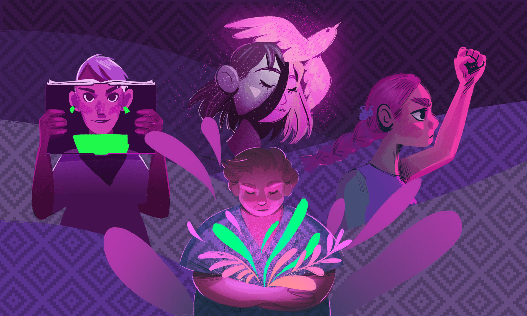 El feminismo me salvó: *10 testimonios de mujeres valientes* supervivientes de violencia de género