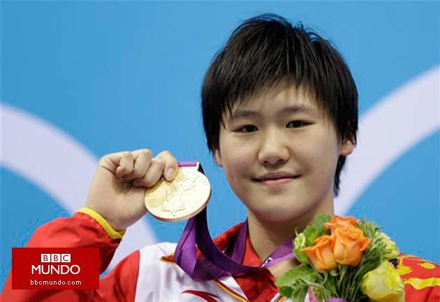Londres 2012: la nadadora china que remató como hombre