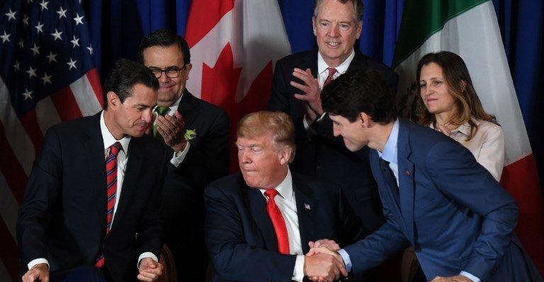 Juntos somos más fuertes: En su último día, Peña firma el T-MEC junto a Trump y Trudeau