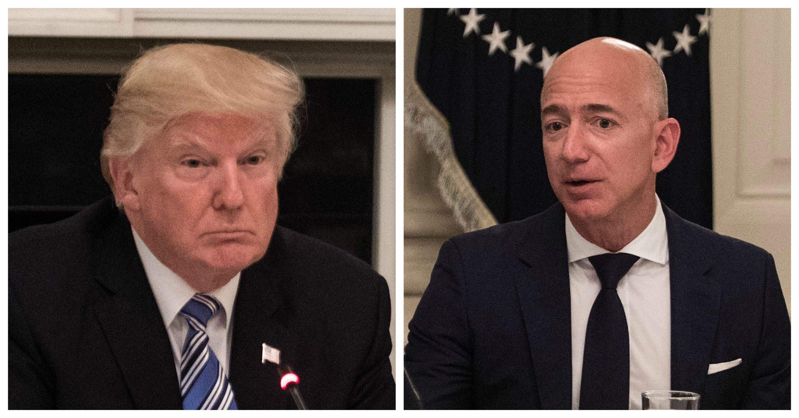 Trump le pega a Amazon, habla mal de la empresa en Twitter y la hace perder millones