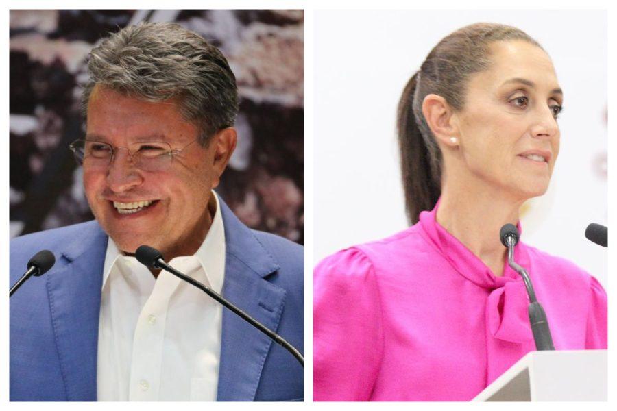 Monreal pide que candidatura de Morena se defina con elección primaria; Sheinbaum responde: “No va con los estatutos”