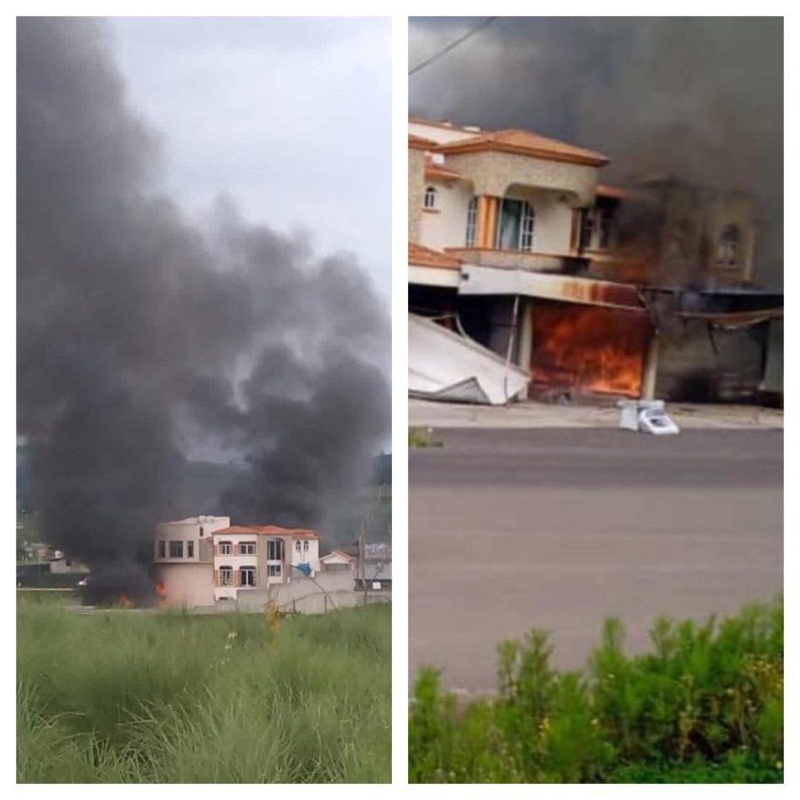 Habitantes de San José del Rincón, Edomex, reclaman por inseguridad; hacen bloqueos y queman casa de alcaldesa