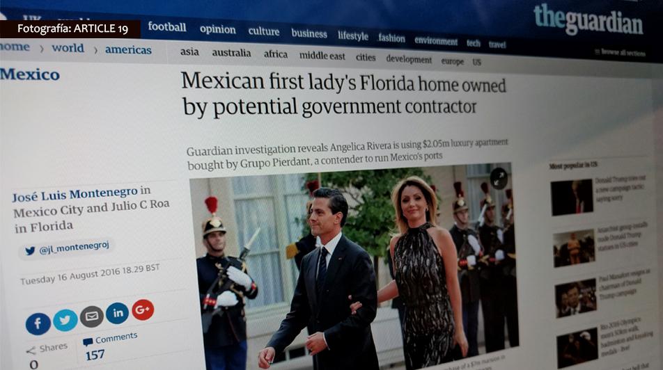 The Guardian borra reportaje sobre departamento de Angélica Rivera en Miami y ofrece disculpa