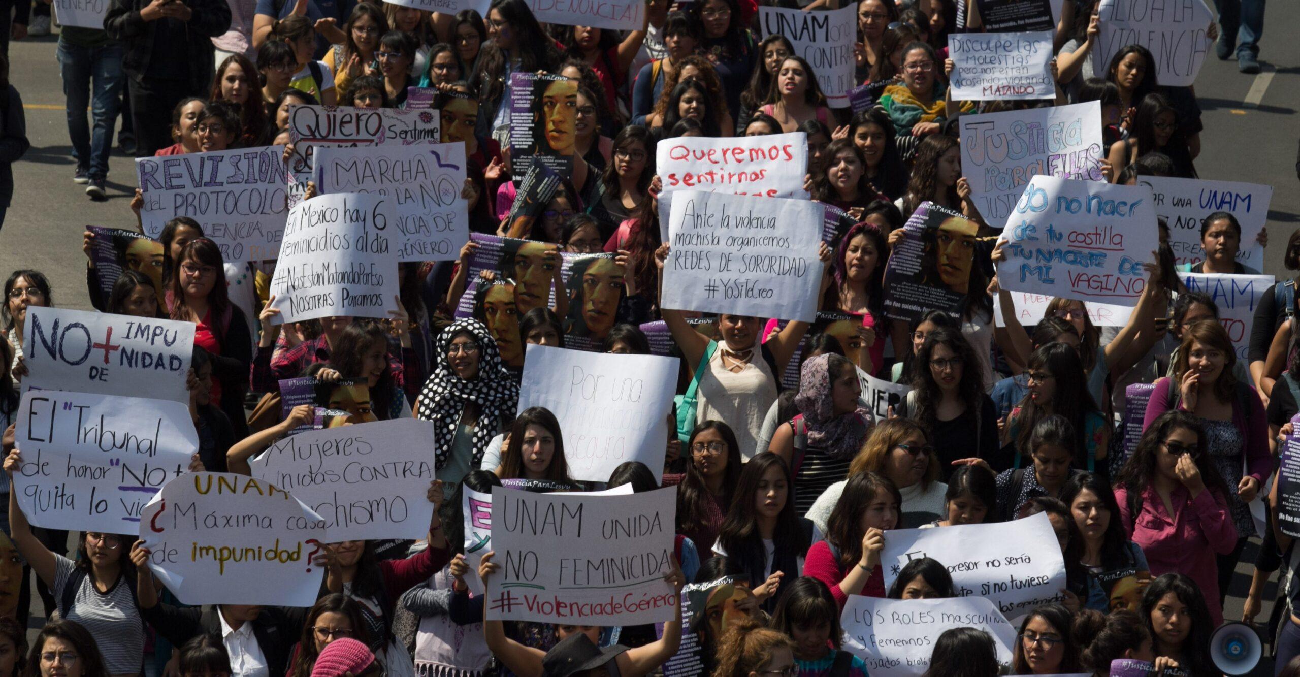 Denuncias por violencia de género en la UNAM aumentaron 11 veces en los últimos 2 años