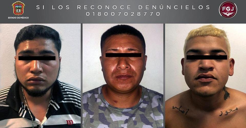 Detienen en Edomex a 3 presuntos integrantes de célula del Cártel Jalisco