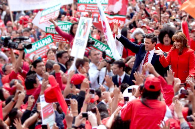 La ola roja de Peña Nieto