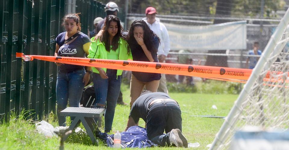 Asesinan a futbolista durante un partido en la Ciudad Deportiva Magdalena Mixhuca