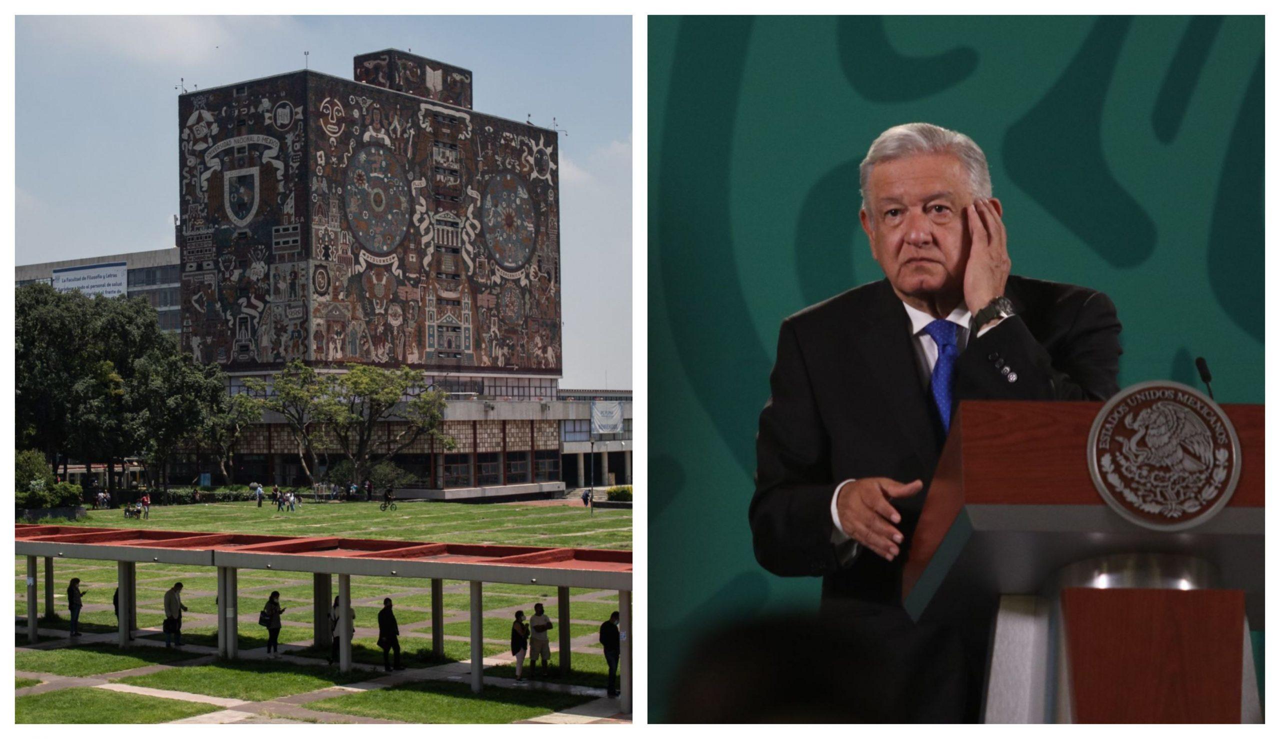 La UNAM perdió su esencia y se volvió individualista, dice AMLO