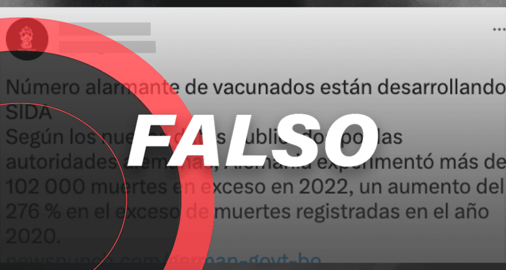 Vacunas contra COVID no causan sida