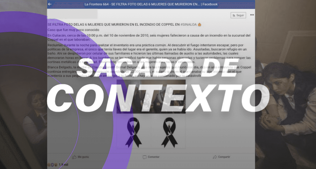 ¿Filtración de fotos de empleadas que murieron en un Coppel? Falso, se trata de una serie