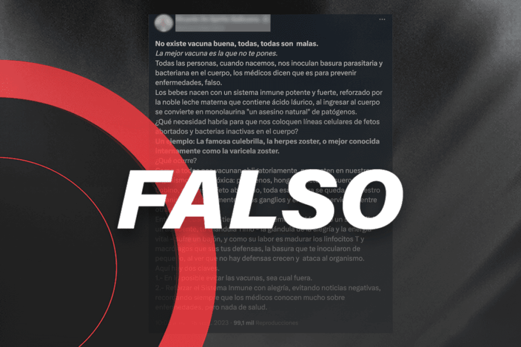 Es falso que las vacunas no funcionan para nada, salvan vidas