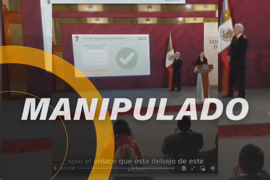 Elizabeth Vilchis no recomendó sitio web para invertir