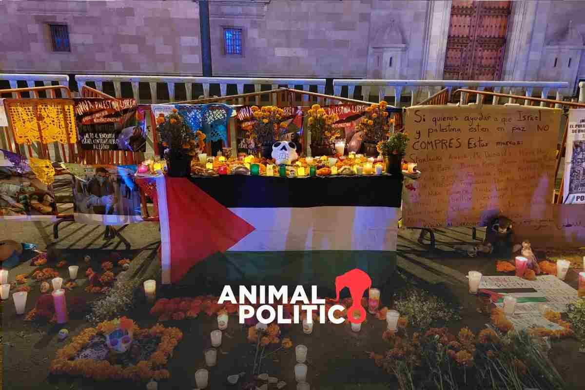 ¡Palestina, aguanta, el pueblo se levanta! Marchan en CDMX para exigir un alto al genocidio en la Franja de Gaza