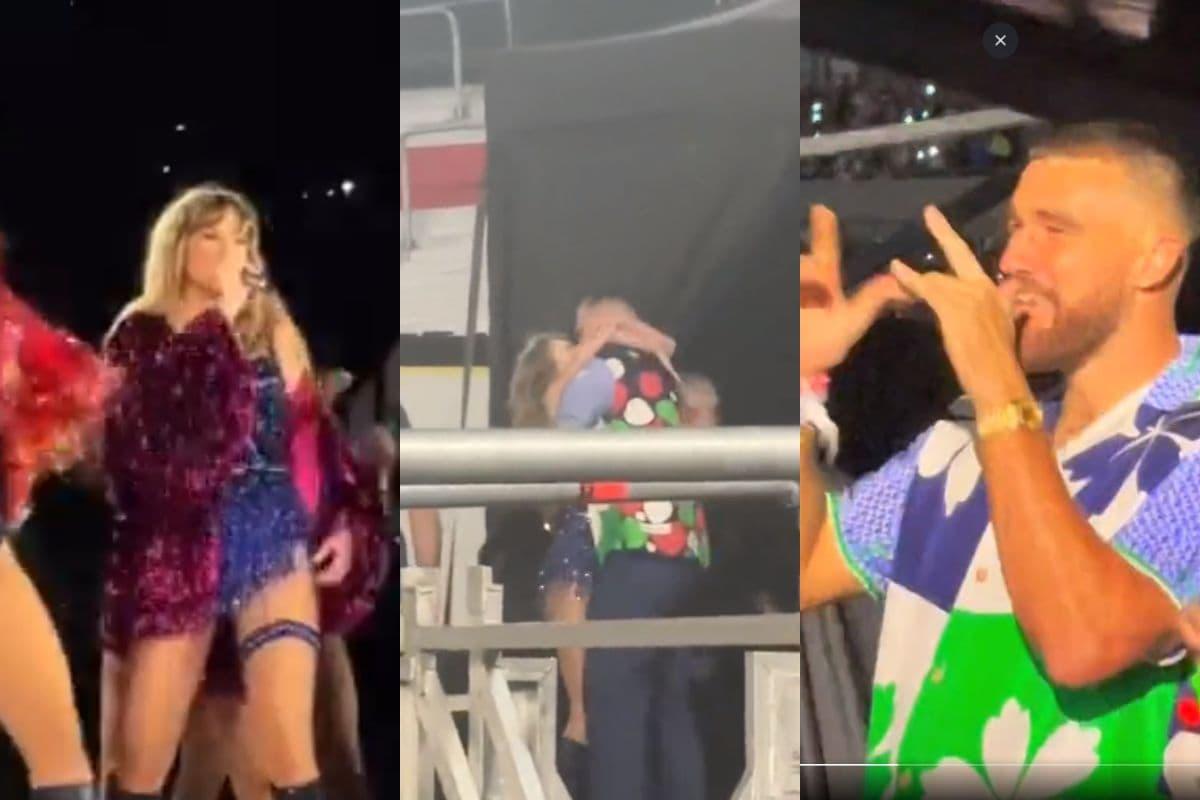 Del beso al cambio de letra: Los mejores momentos de Taylor Swift y Travis Kelce en Argentina