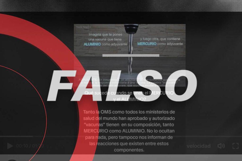 Las vacunas son seguras, no hay evidencia de que contengan mercurio ni aluminio