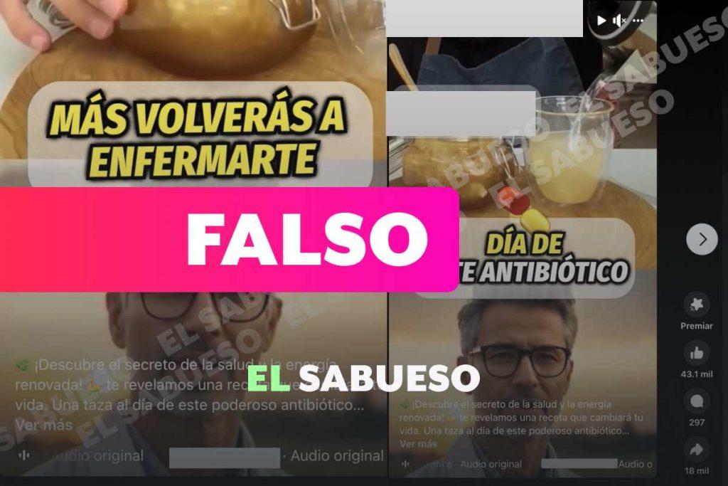 Es falso que este remedio evitará que te enfermes, no es un antibiótico