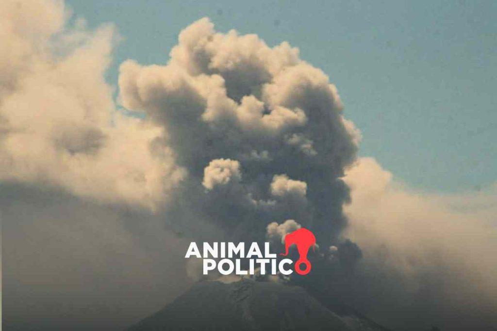 Ceniza del volcán Popocatépetl afecta operaciones del AICM; se activa alerta por posible cancelación de vuelos
