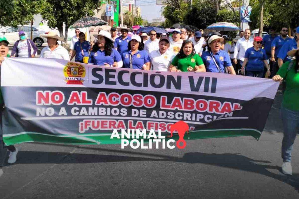 Trabajadores de Fiscalía Guerrero se van a paro; exigen salida de personal nombrado por exfiscal