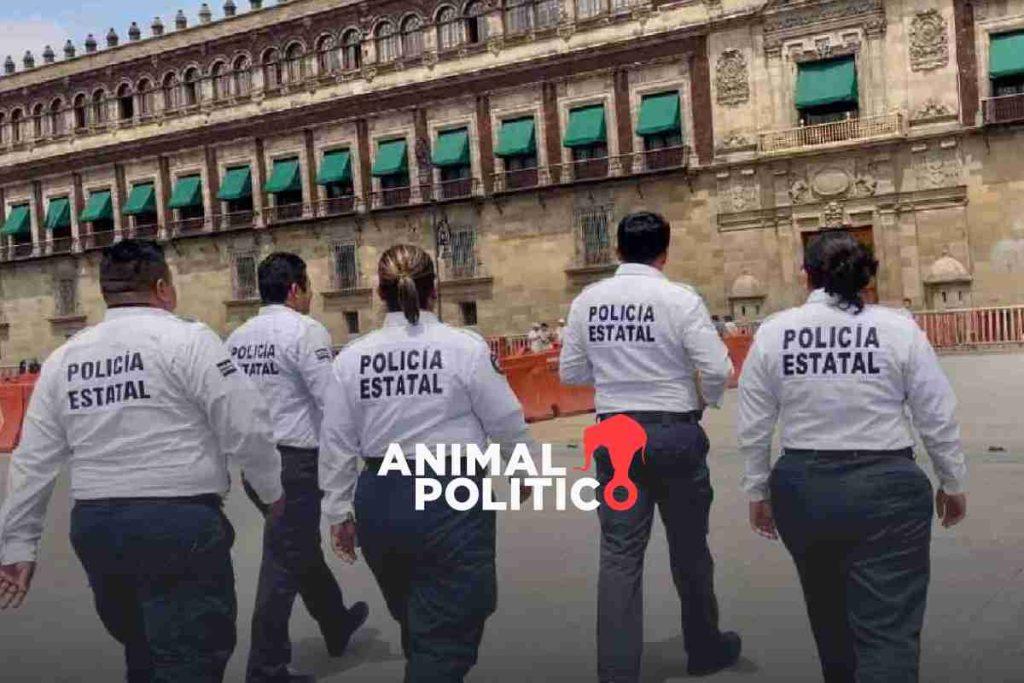 Secretaría de Seguridad de Campeche da de baja a siete policías; acuden a Palacio Nacional para buscar diálogo con AMLO