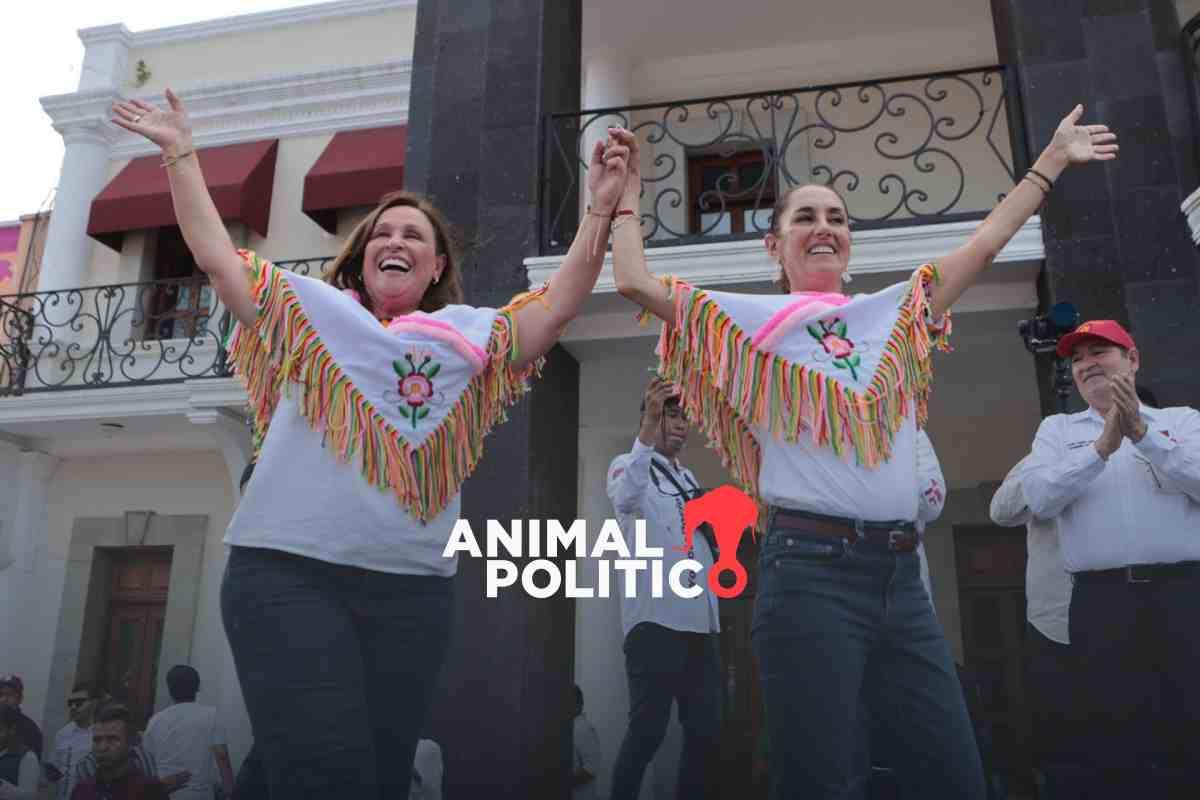 Sheinbaum defiende a Rocío Nahle en Veracruz y acusa a oposición de “arreciar la guerra sucia"