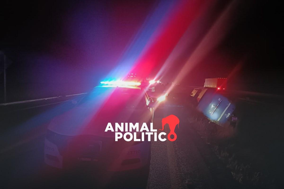 Volcadura de camión deja 18 heridos en Veracruz; llevaba simpatizantes de Morena a CDMX