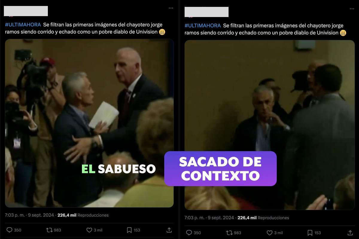 Video no muestra despido de Jorge Ramos de Univision, es de conferencia en 2015