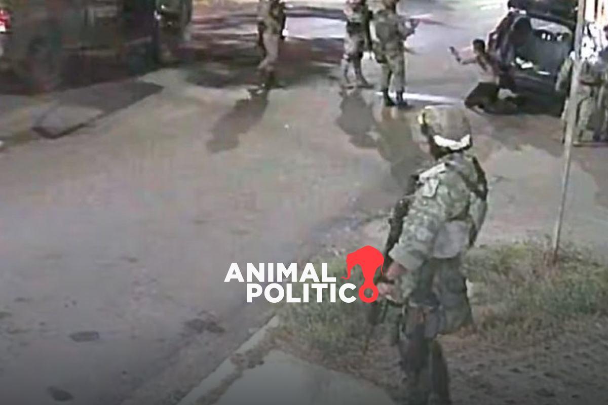 En Culiacán, militares y Guardia disparan a hombre y lo detienen; videos exhiben que pretendían matarlo
