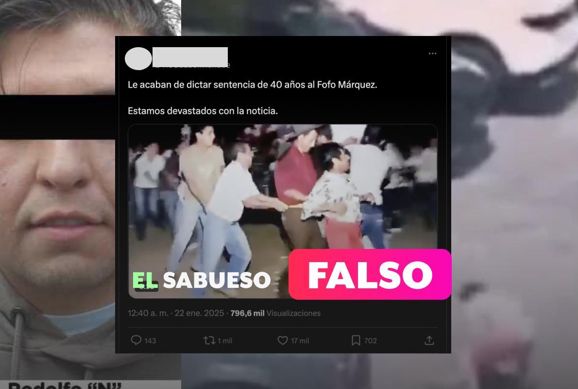 ¿Ya sentenciaron al influencer Rodolfo ‘Fofo’ Márquez? No, su audiencia fue reprogramada