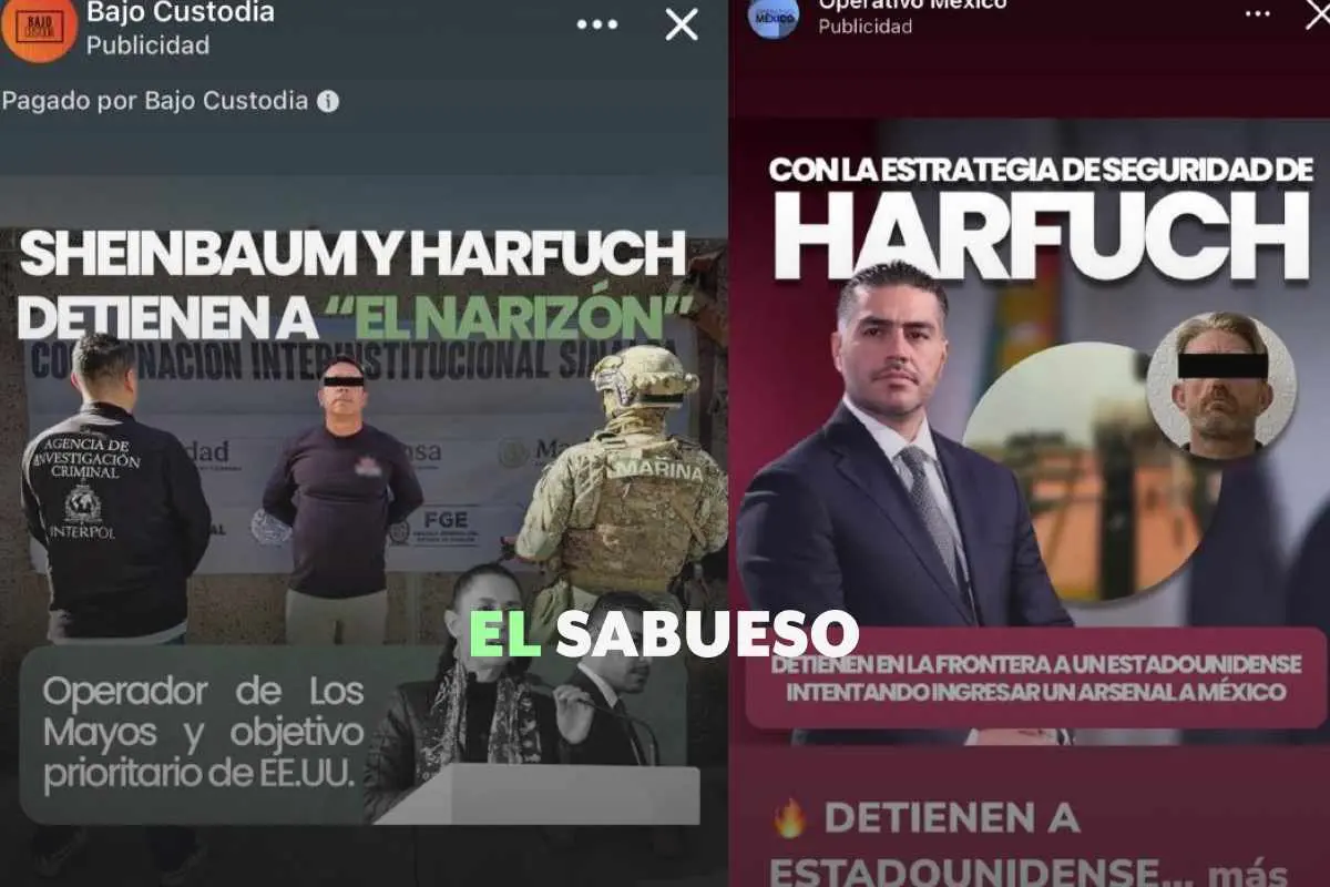 Páginas anónimas en FB e Instagram pagan 2.8 millones de pesos para promover a García Harfuch y operativos de seguridad