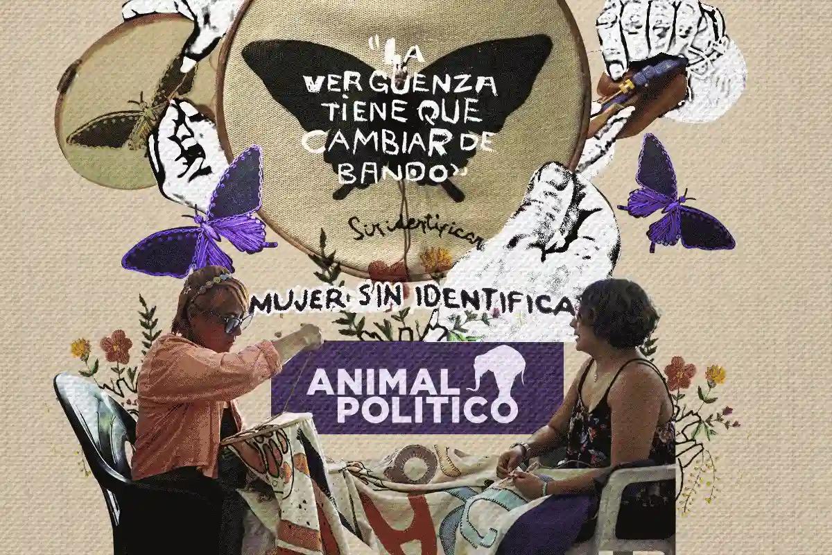 “Nosotras las nombramos bordando”: mujeres se unen para bordar en memoria de las víctimas de feminicidio en Morelos