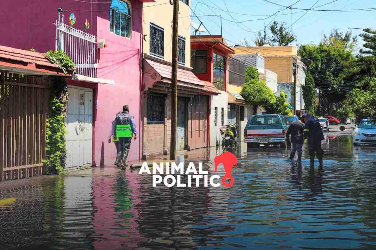 Lluvias dejan 400 casas afectadas en GAM y Venustiano Carranza en CDMX; vecinos protestan por ayuda