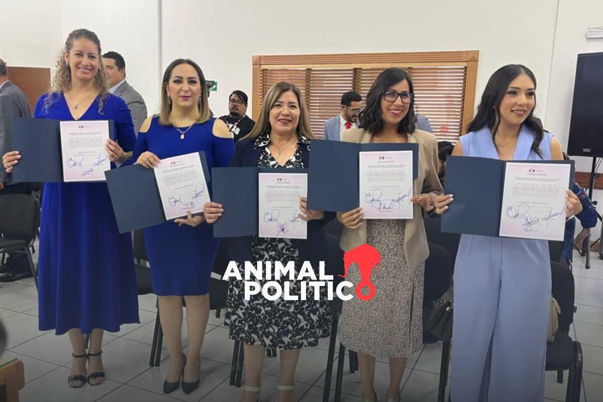 Corrigen reparto de magistraturas: cinco mujeres con más votos reciben sus constancias tras reasignación en Chihuahua