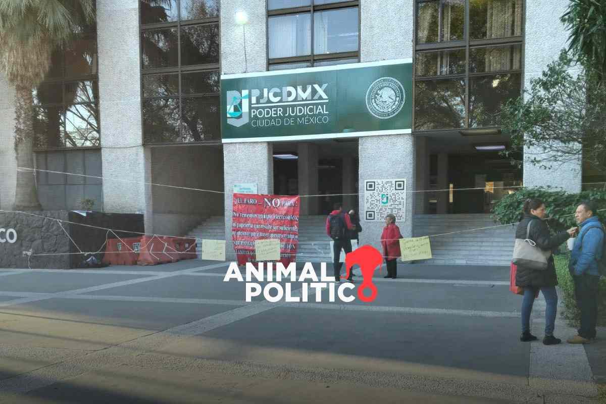 Trabajadores del Poder Judicial de CDMX se van a paro; exigen aumento salarial y mejores condiciones laborales