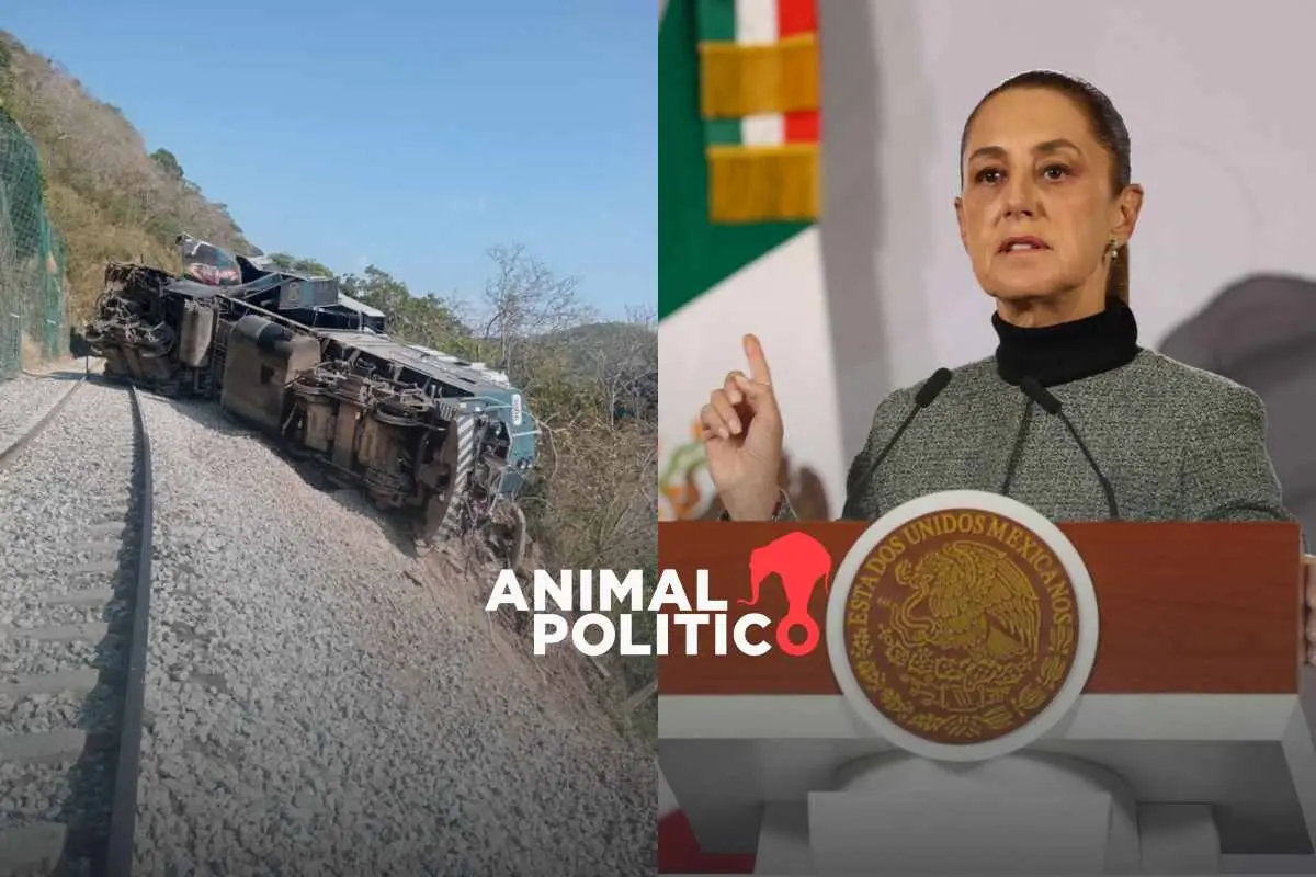 Descarrilamiento del Tren Interoceánico: revisarán caja negra y hay 44 hospitalizados; Sheinbaum ordena investigación “con rigor”