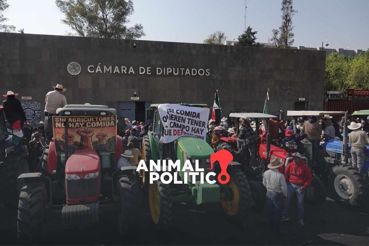 Productores agrícolas protestan en Cámara de Diputados por la Ley de Aguas; esperan dictamen