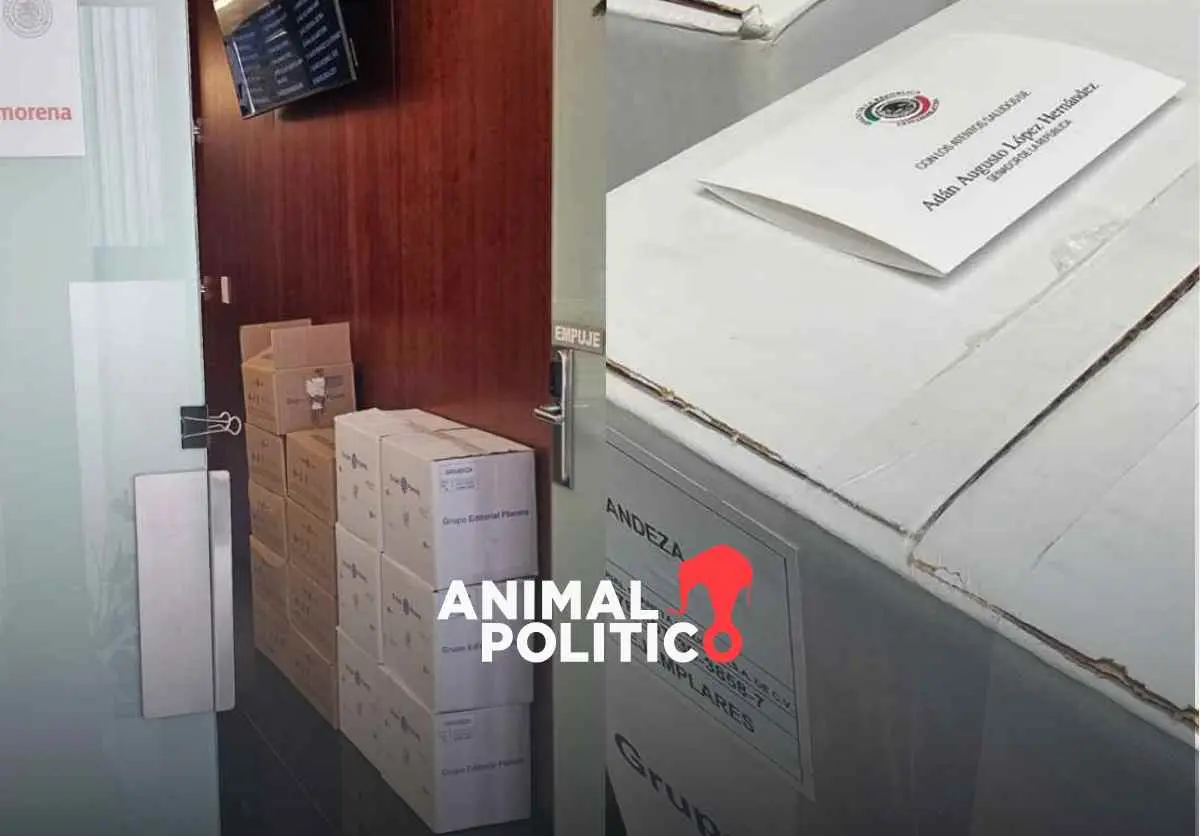 Adán Augusto López Hernández regala miles de libros de AMLO a senadores de Morena