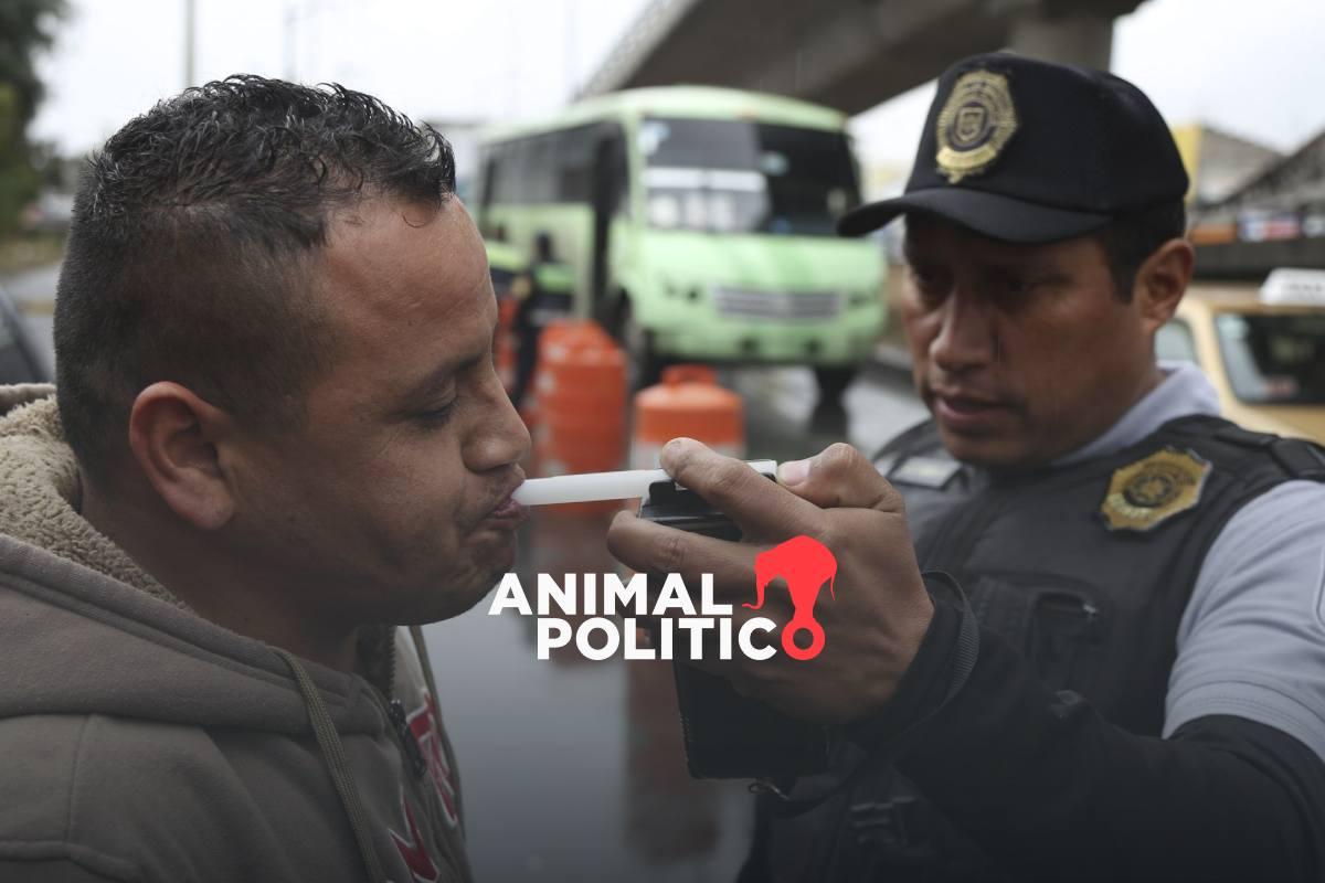 ¡Cuidado con el alcoholímetro! Más de 500 policías vigilarán la CDMX en el programa Conduce Sin Alcohol hasta enero de 2026