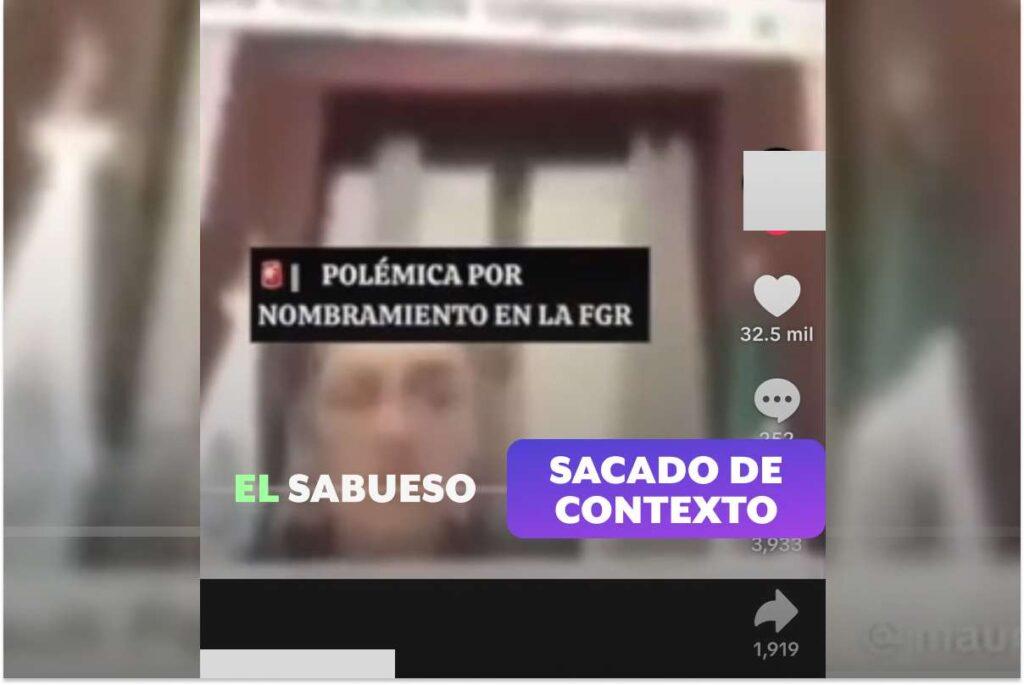 Un video sacado de contexto afirma que Sheinbaum designó de forma ilegal a la titular de la FGR